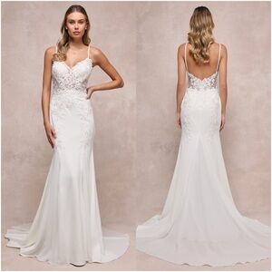 LULU’S Vision Of Romance White Sheer Mesh Embroidered Sequin Maxi Dress